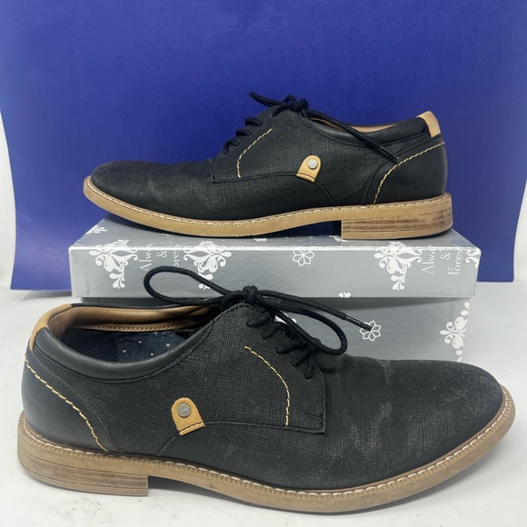 Rye by Hawker Rye Black w/ Brown contrast a Oxford Lace-up 9.5 main image 8